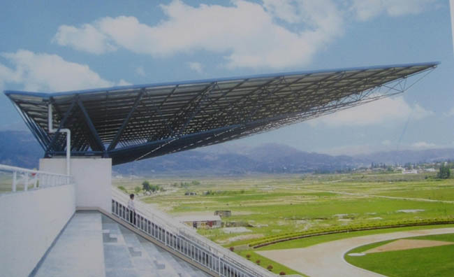 大庆体育看台网架